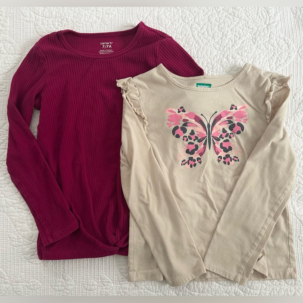 Girls Long Sleeved Tops